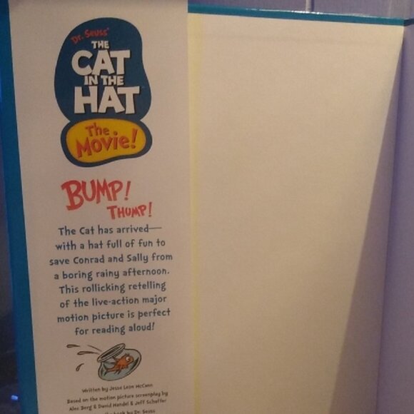 Dr Seuss' The Cat In The Hat The Movie! Official Movie Merchandise HC Book, 2003 - Picture 4 of 9